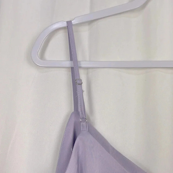 Nasty Gal Collection Lilac Satin Adjustable Straps Cami Size Size U.S 16 - Picture 4 of 6